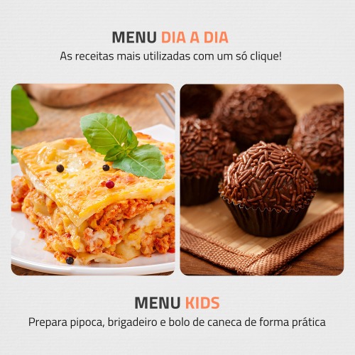 Micro-ondas 21 litros 1200W 10 n�veis de pot�ncia - MO-01-21-B  220V