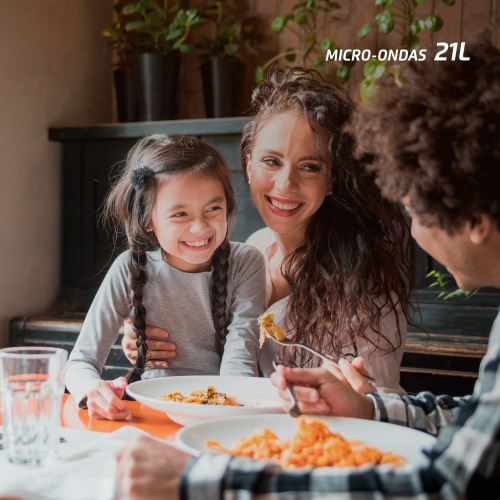 Micro-ondas 21 litros 1200W 10 n�veis de pot�ncia - MO-01-21-W  110V