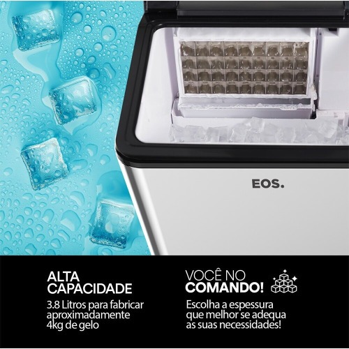 M�quina de Gelo 35 kg inox Ice Compact - EMG35  110V