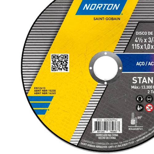 Kit 24 Discos de corte fino para metal e inox 4.1/2