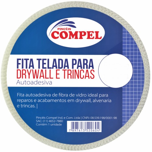 Fita telada para drywall 50 mm x 45 m - 1.2059