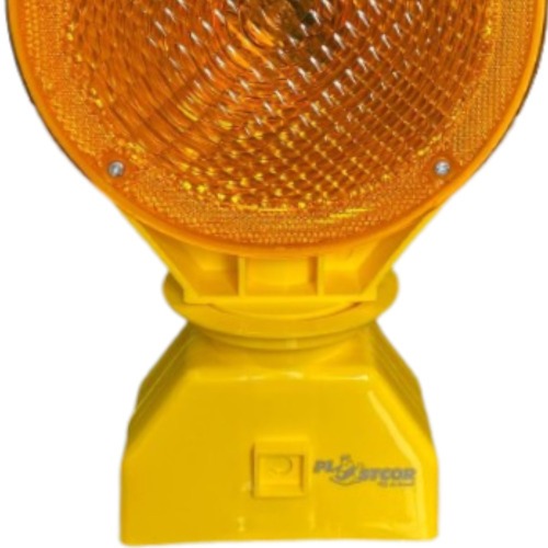 Sinalizador luminoso a bateria com painel solar - PL 6001