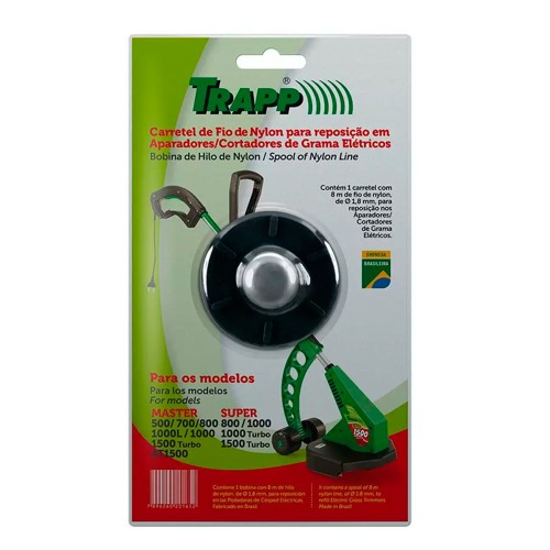  Carretel de nylon para Master 800/1000/AT1500/AT1800 Turbo e Super Turbo Trapp