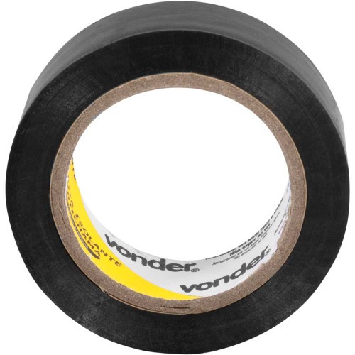 Fita isolante 19 mm x 10 m preta com 10 pe�as