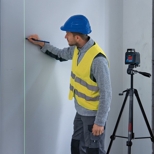 Nível a laser com 2 linhas verdes 360° alcance 10 m com tripé - GLL 2-20 G Nível a laser com 2 linhas verdes 360° alcance 10 m com tripé - GLL 2-20 G