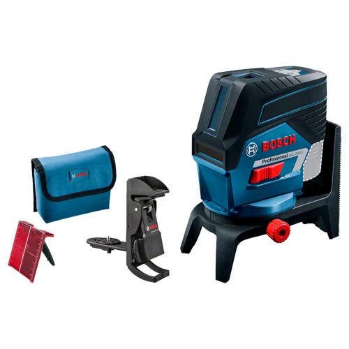 N�vel a laser 2 linhas 2 pontos de prumo alcance 20 m com acess�rios e maleta - GCL 2-50 C