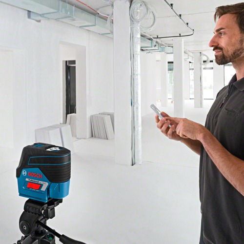 N�vel a laser 2 linhas 2 pontos de prumo alcance 20 m com acess�rios e maleta - GCL 2-50 C