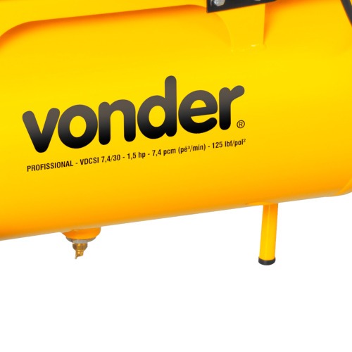 Compressor de ar 7,4 p�s 23,5L 1,5 hp 125 lbs monof�sico  220V