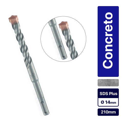 Broca de w�dea para concreto 14 x 210 mm SDS Plus - 7103355