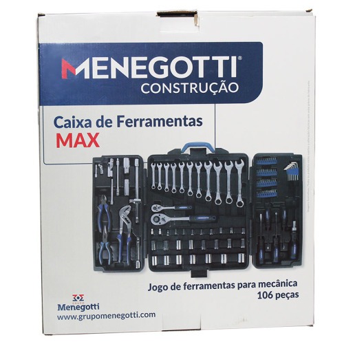 Jogo de ferramentas 106 pe�as com maleta - Max