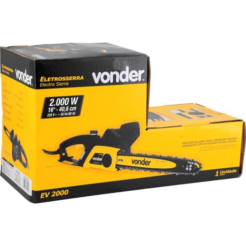 Eletrosserra 2000 watts com sabre de 16
