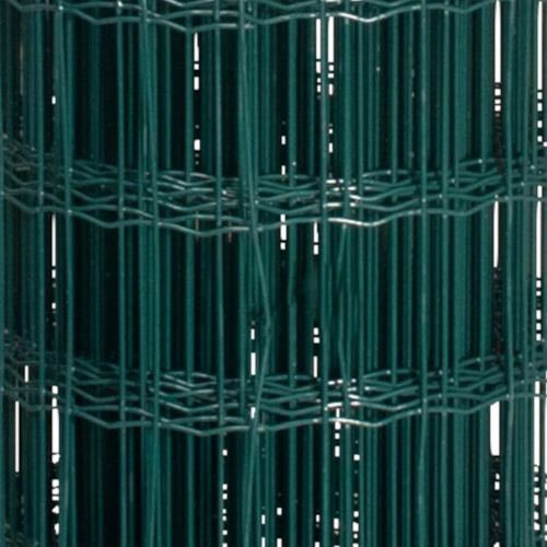 Tela alambrado verde malha 10 x 5 cm fio 2,5 mm com 1,0 x 25 m