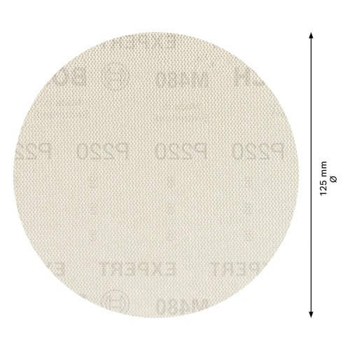 Disco de lixa com pluma 125 mm sem furo 5 pe�as - EXPERT M480