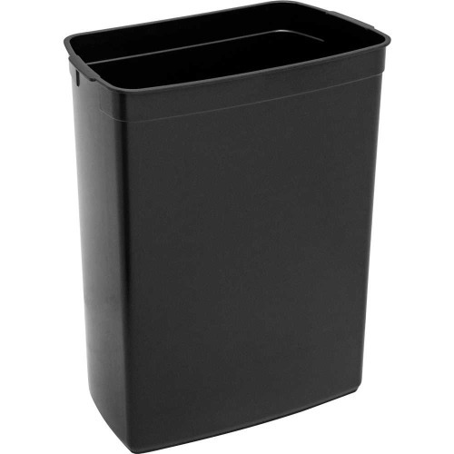 Lixeira inox retangular 50L com pedal