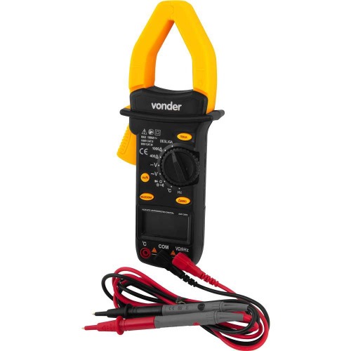 Alicate amper�metro digital CAT III 600V - AAV 2000