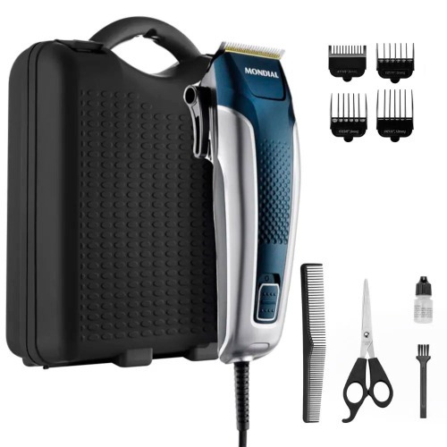 M�quina de cortar cabelo com maleta e acess�rios Titanium Power - CR-09M  110V