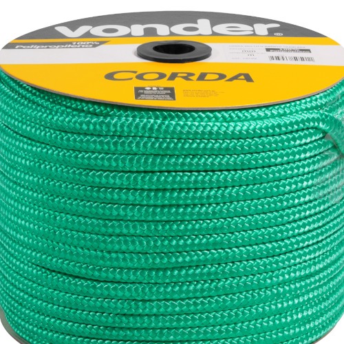 Corda multifilamento tran�ada 8 mm com rolo de 258 metros