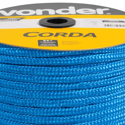 Corda multifilamento tran�ada 8 mm com rolo de 258 metros