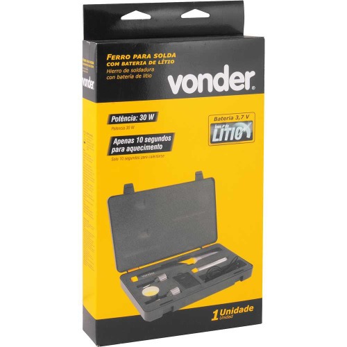 Ferro para solda com bateria de l�tio cabo USB