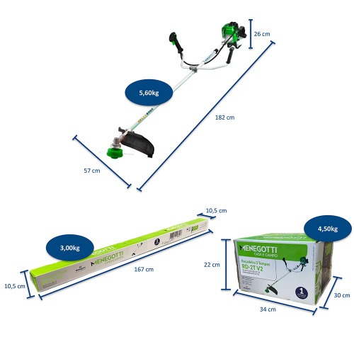 Roçadeira a gasolina 1,0 hp 26 cc 2 tempos - RD-T2 V2 Roçadeira a gasolina 1,0 hp 26 cc 2 tempos - RD-T2 V2