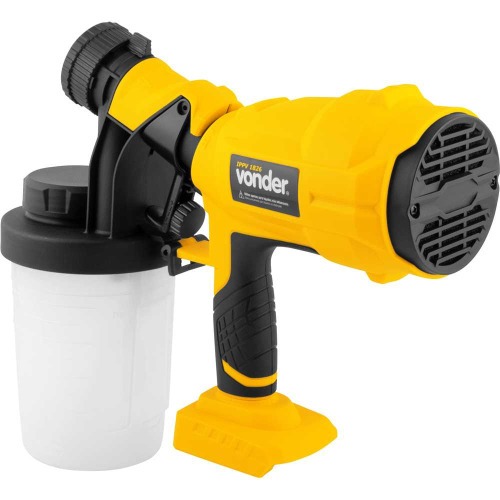 Pistola de pintura HVLP tipo suc��o a bateria 18V Sem bateria -  IPPV 1826