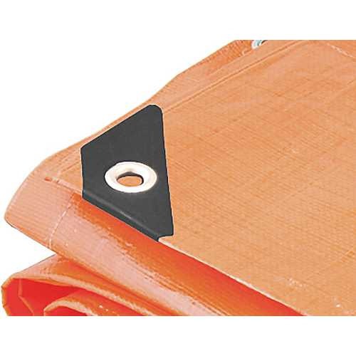 Lona refor�ada de polietileno laranja 7 m x 5 m
