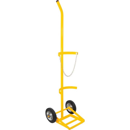 Carro para transporte de oxig�nio e acetileno capacidade para 1 cilindro