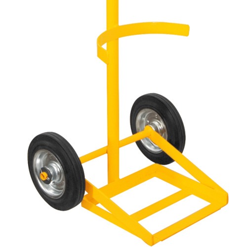 Carro para transporte de oxig�nio e acetileno capacidade para 1 cilindro