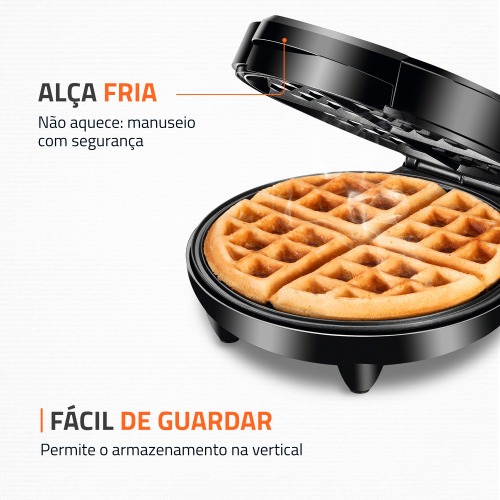 M�quina de Waffle antiaderente 1200W Grill Pratic Waffle - GW-01  110V