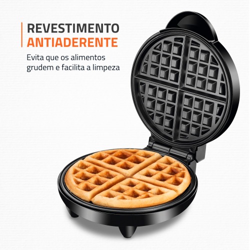 M�quina de Waffle antiaderente 1200W Grill Pratic Waffle - GW-01  220V