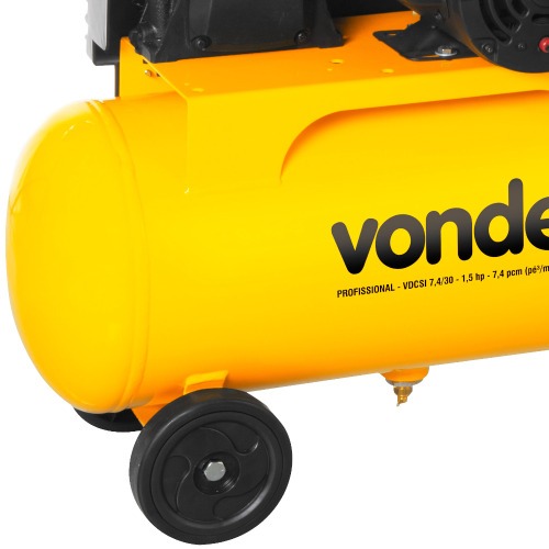 Compressor de ar 7,4 p�s 23,5L 1,5 hp 125 lbs monof�sico  110V