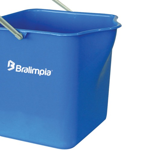Balde pl�stico 25 litros com al�a - BA25AZ