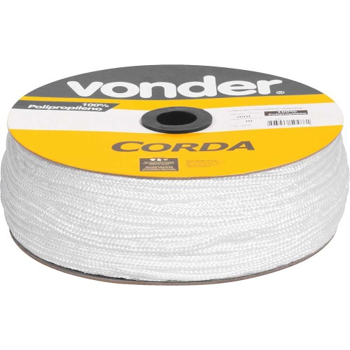 Corda multifilamento tran�ada 5 mm rolo com 250 metros
