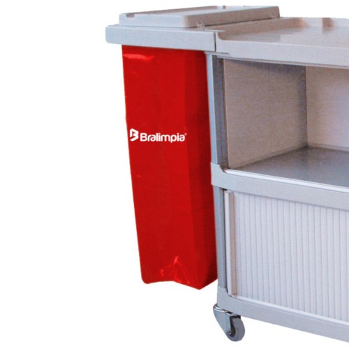 Carro funcional extra 1 bolsa com porta - CA01VM