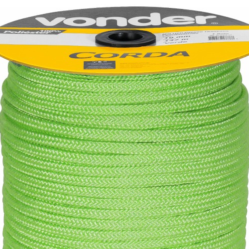 Corda caminhoneiro 10 mm rolo com 147 metros