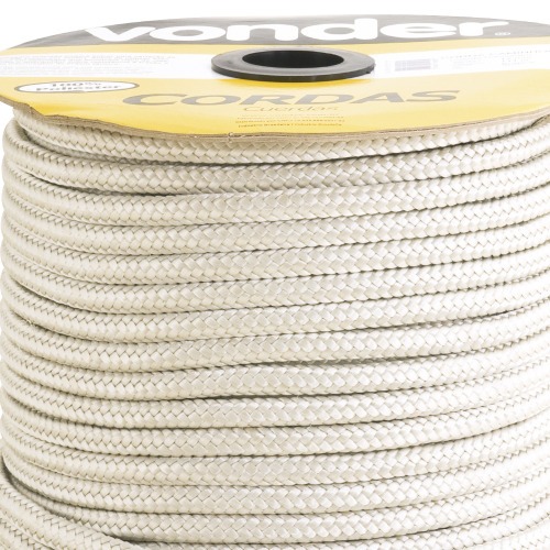 Corda multifilamento trançada 12 mm com rolo de 111 metros Corda multifilamento trançada 12 mm com rolo de 111 metros