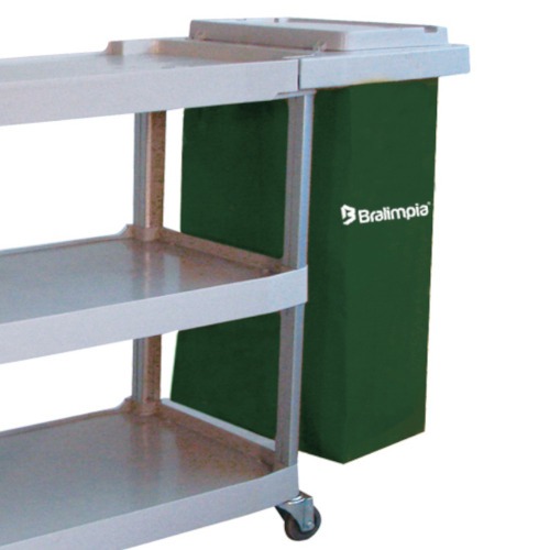 Carro funcional extra com 2 bolsas amarela e verde - CEAMVD