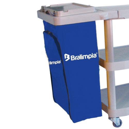 Carro funcional extra com 2 bolsas azul - CEAZAZ