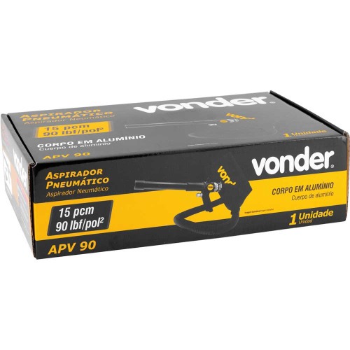 Aspirador pneumático com bolsa coletora - APV90 Aspirador pneumático com bolsa coletora - APV90