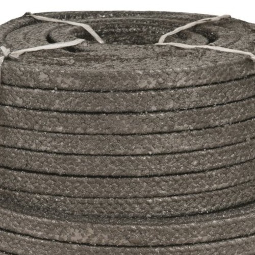 Gaxeta de algodão quadrada grafitada 3/8 Gaxeta de algodão quadrada grafitada 3/8