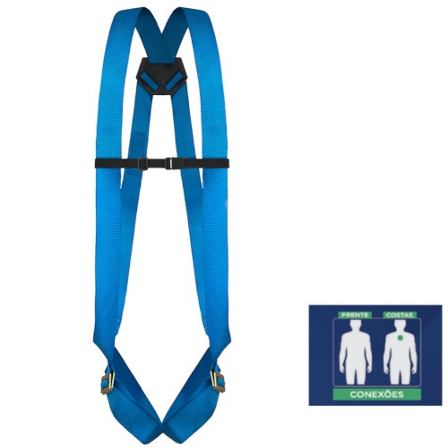 Cinto de seguran�a tipo paraquedista - Blue Line CG 1A