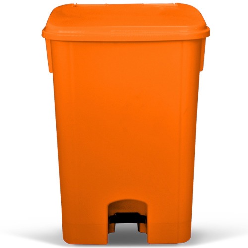 Cesto coletor de lixo com pedal 100L com rodas - CP11LJ