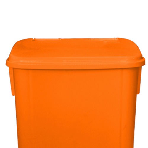 Cesto coletor de lixo com pedal 100L com rodas - CP11LJ