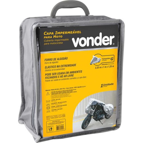 Capa impermeável para moto tamanho G - 63.64.125.232 Capa impermeável para moto tamanho G - 63.64.125.232