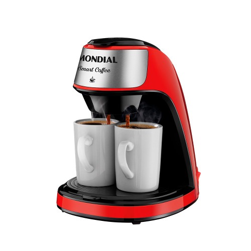 Cafeteira el�trica 2 x�caras vermelha Smart Coffee - C-42-2X-RI  220V
