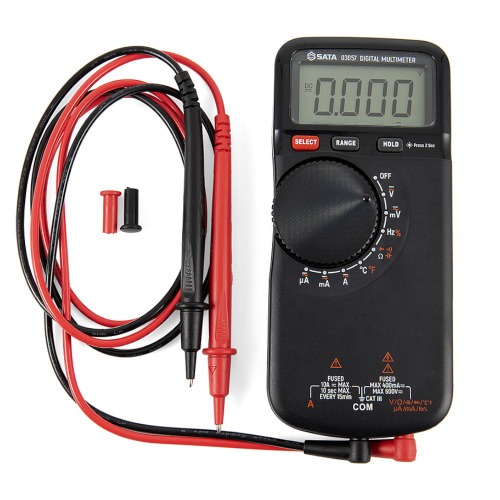 Mult�metro digital com medi��o de temperatura 600V CAT III DC/AC - ST03057