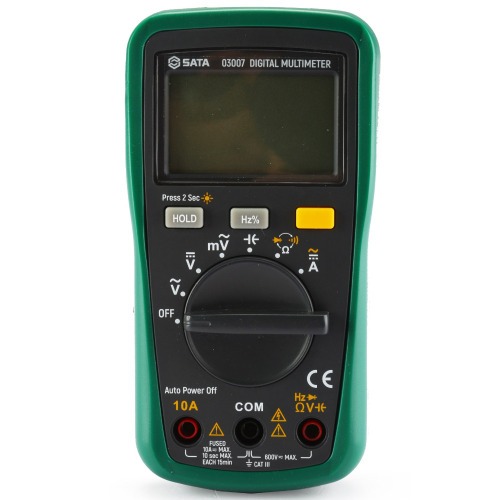 Mult�metro digital mini com medi��o de frequ�ncia 600V CAT III DC/AC - ST03007