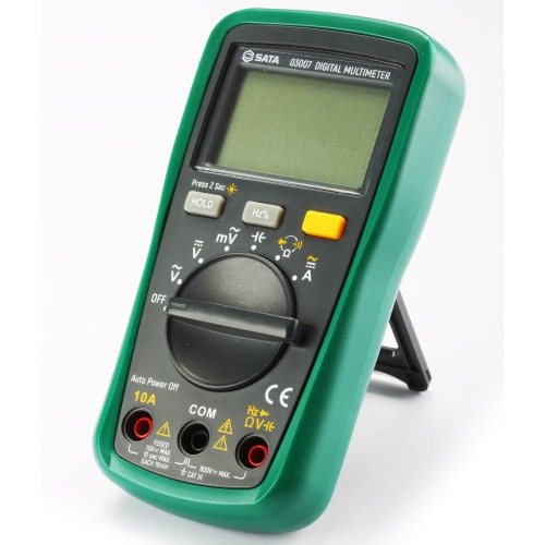 Mult�metro digital mini com medi��o de frequ�ncia 600V CAT III DC/AC - ST03007