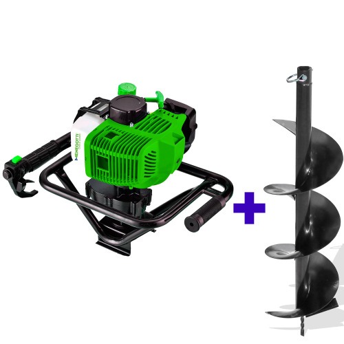 Perfurador de solo a gasolina 52 cc com broca 150 x 800 mm - MPS-52 V3