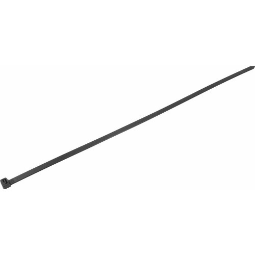 Abra�adeira de nylon preta 12 mm x 64 cm com 100 pe�as